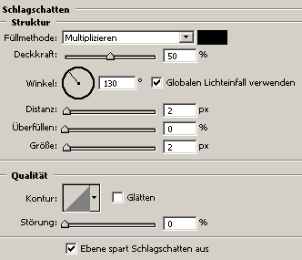 Schlagschatten