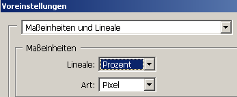 Prozent als Maßeinheit